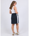 Nico fleece skirt navy with white panel