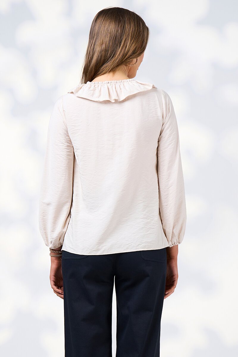Evie blouse bone