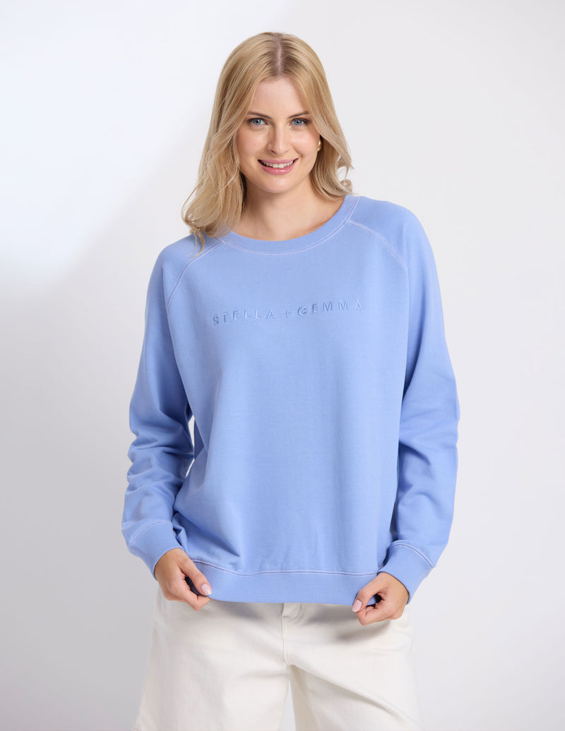 Sky embroidered logo classic sweat