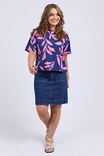 Mimosa tee blue depth