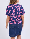 Mimosa tee blue depth