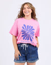 Camellia tee chateau rose