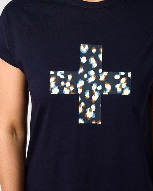 soho cuff tee deep navy