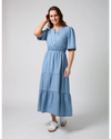 Vittoria dress light wash