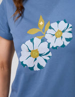 classic tee denim monets garden