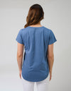 classic tee denim monets garden