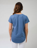classic tee denim monets garden