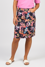 Printed light weight skirt willa