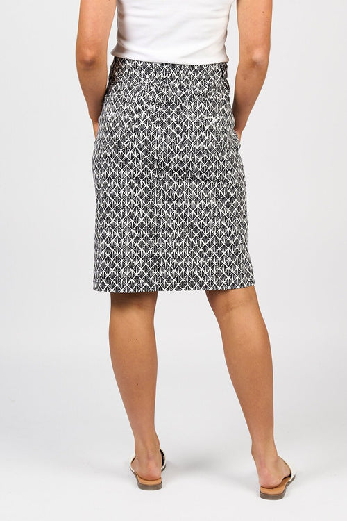 printed lightweight skirt fan