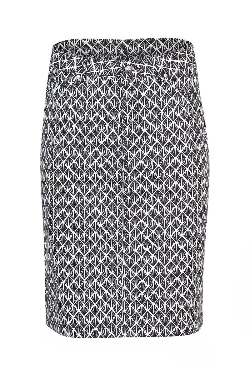 printed lightweight skirt fan