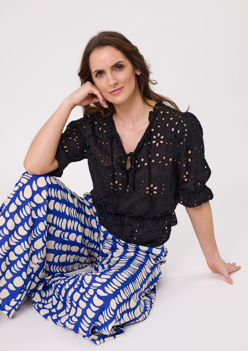 Milana lace top black