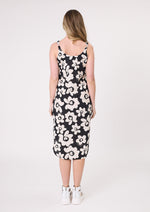 Maddie dress black white floral