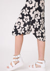 Maddie dress black white floral