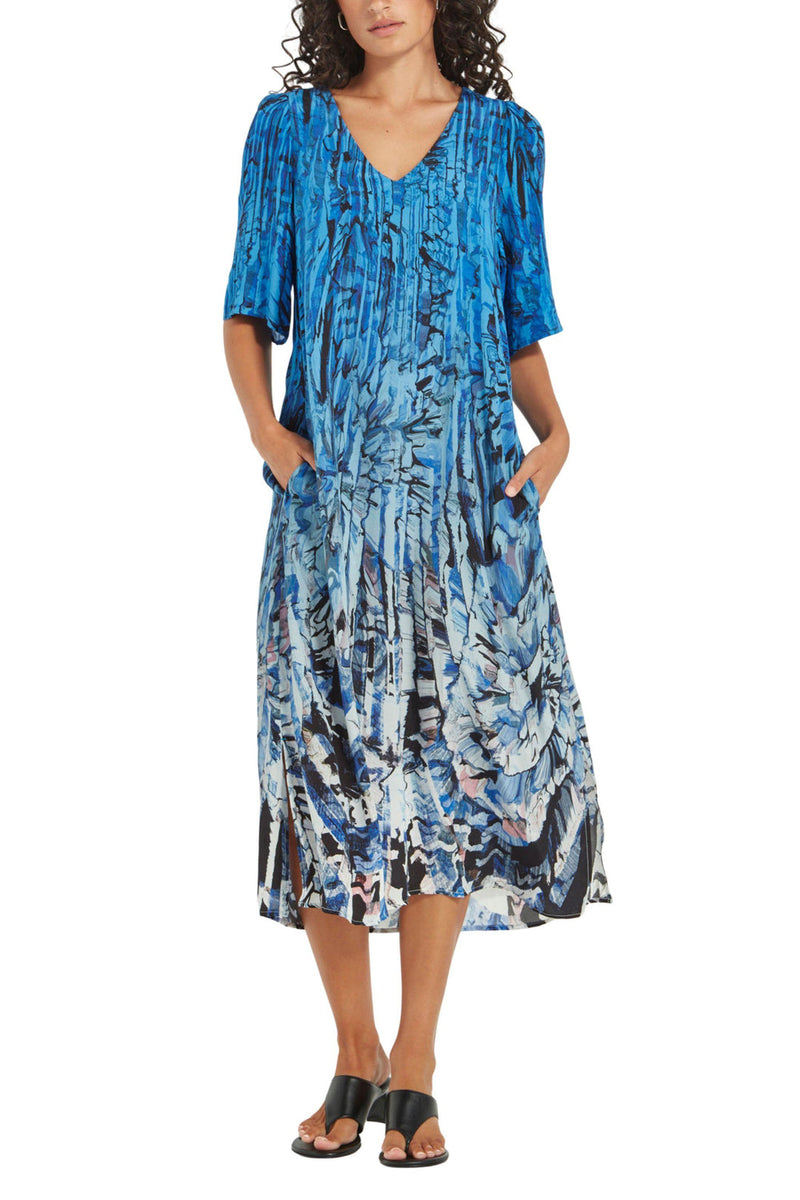 skyline dress print