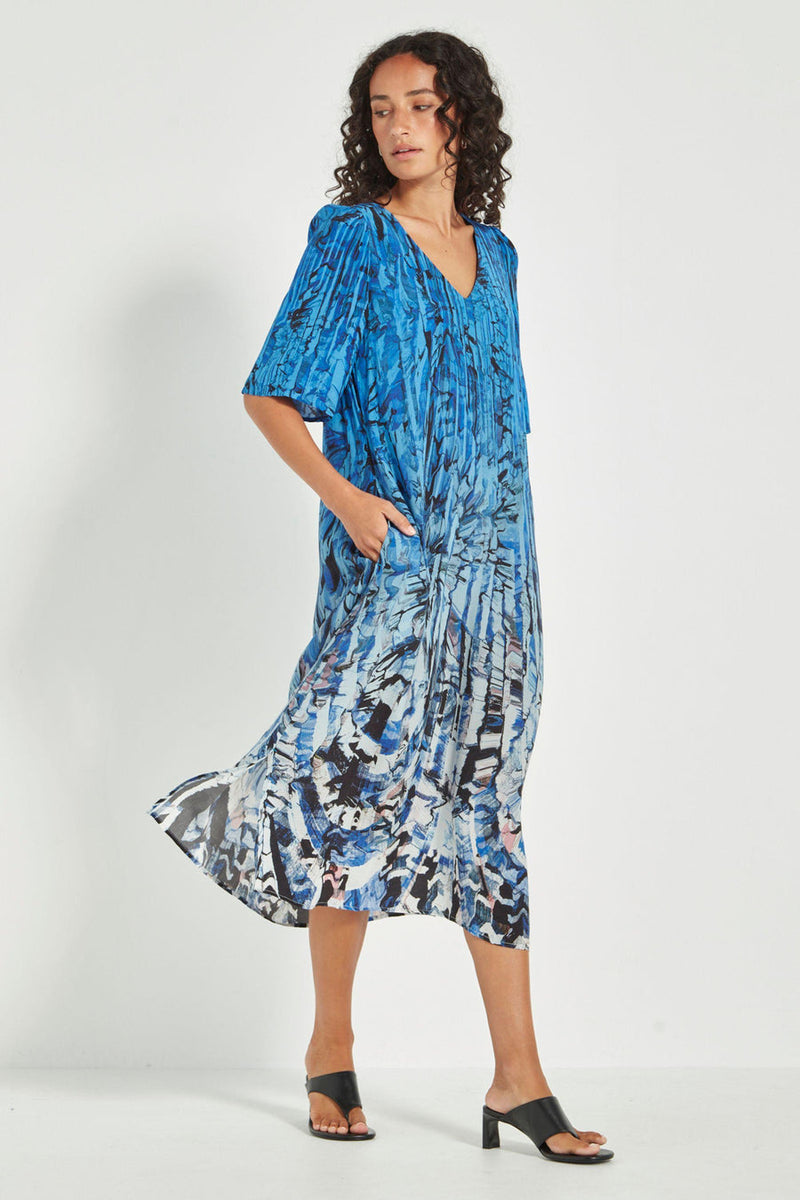 skyline dress print