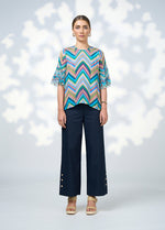 Wanderlust top multi