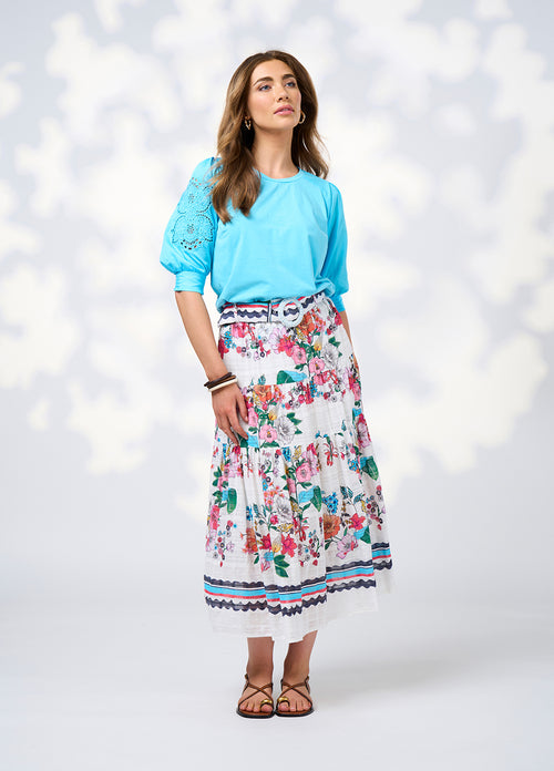 Calli top Aqua