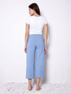 Gaucho crop pant sky