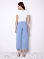 Gaucho crop pant sky