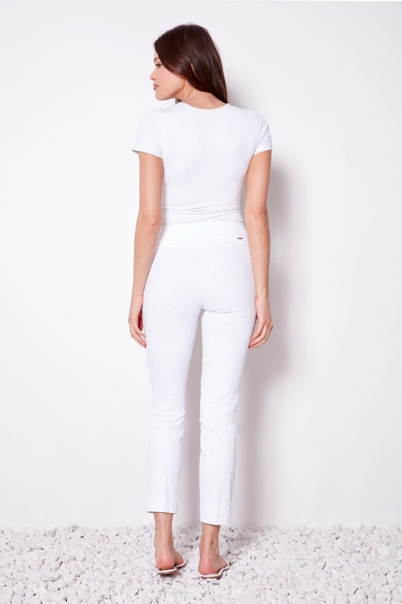 Loom Ankle pant white