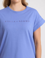 Cuff Tee Cornflower