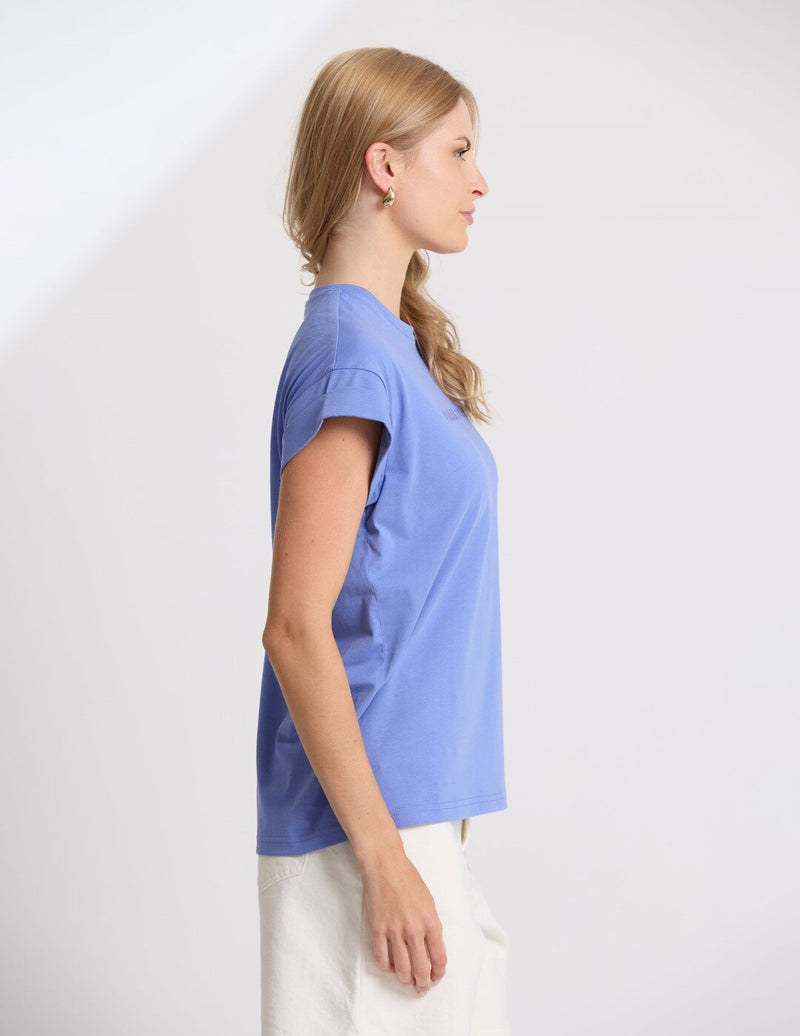Cuff Tee Cornflower
