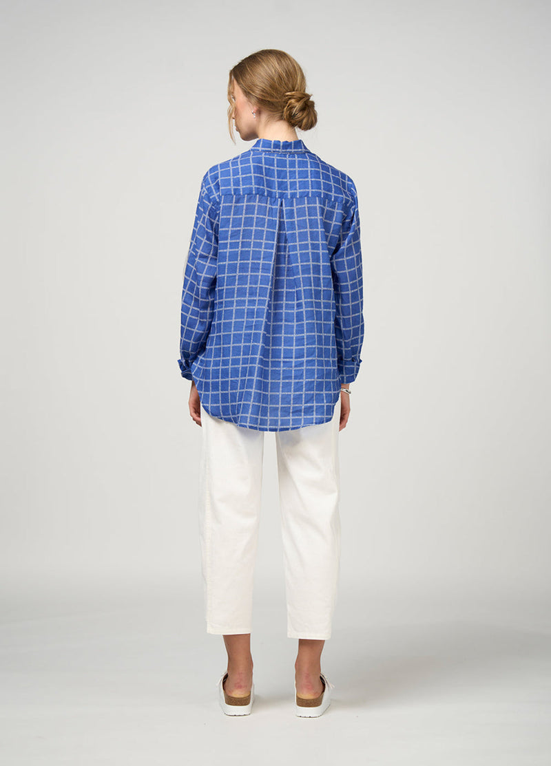 Wavelength shirt cornflower