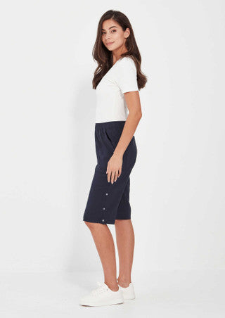 Acrobat rolled short denim marle