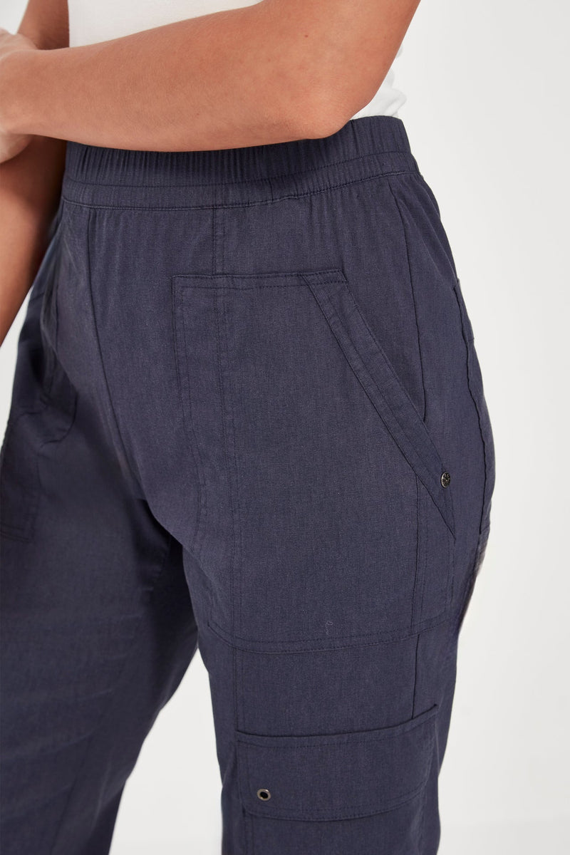Acrobat rolled short denim marle