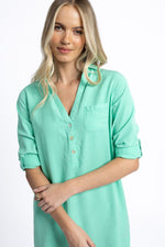 Leni shirt dress green