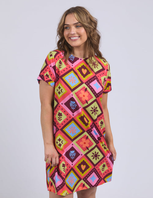 Rhode Dress  geo print