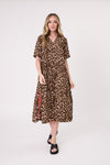 leona dress leopard print
