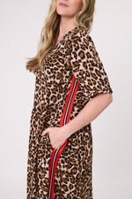leona dress leopard print