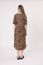 leona dress leopard print