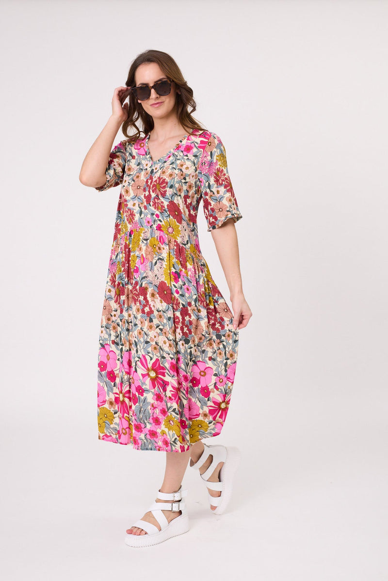 Marissa dress garden print