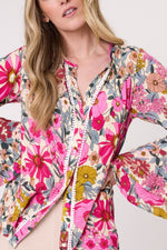 Contessa top garden print