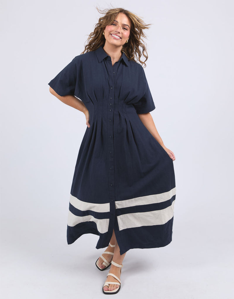 Scarlet Midi Dress Navy