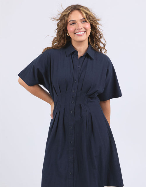 Scarlet Midi Dress Navy