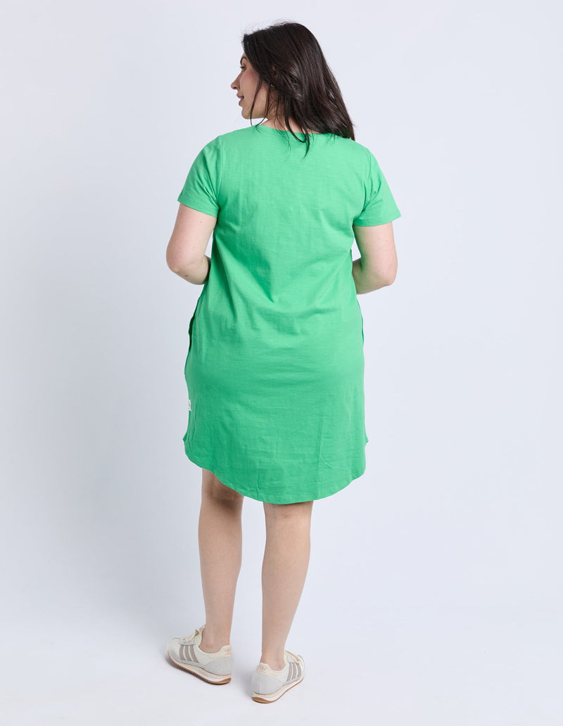 Aiden S/S Dress spring green By Design Fashions Aiden S/S Dress spring green By Design Fashions