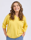 Maize Vee neck lemon