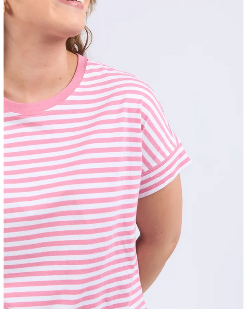 Yara stripe S/S tee Rose stripe