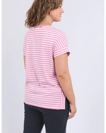 Yara stripe S/S tee Rose stripe