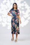 Mystic Rose dress Indigo multi