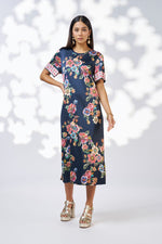 Mystic Rose dress Indigo multi