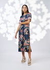 Mystic Rose dress Indigo multi
