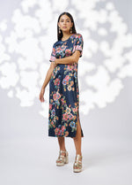 Mystic Rose dress Indigo multi