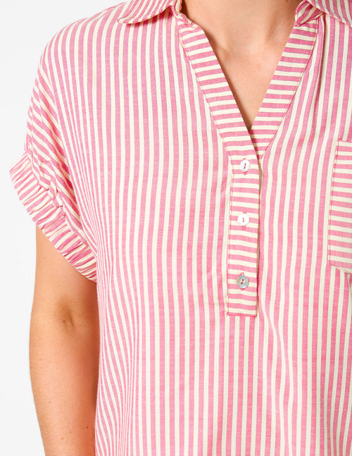 Gisele shirt raspberry