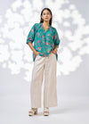 Anaphora top aqua multi