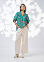 Anaphora top aqua multi