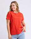 Allison Tee red
